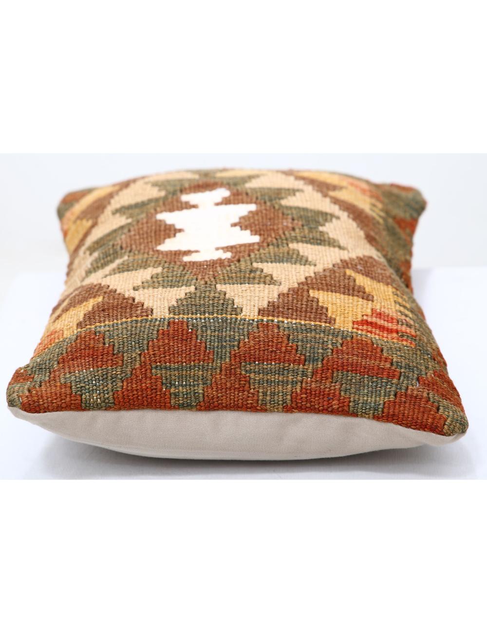 Pillows 1' 0" X 1' 5" Hand-Woven Wool Pillow 1' 0" X 1' 5" (30 X 43) / Multi / Multi