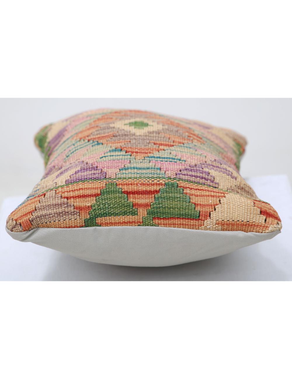 Pillows 1' 0" X 1' 5" Hand-Woven Wool Pillow 1' 0" X 1' 5" (30 X 43) / Multi / Multi