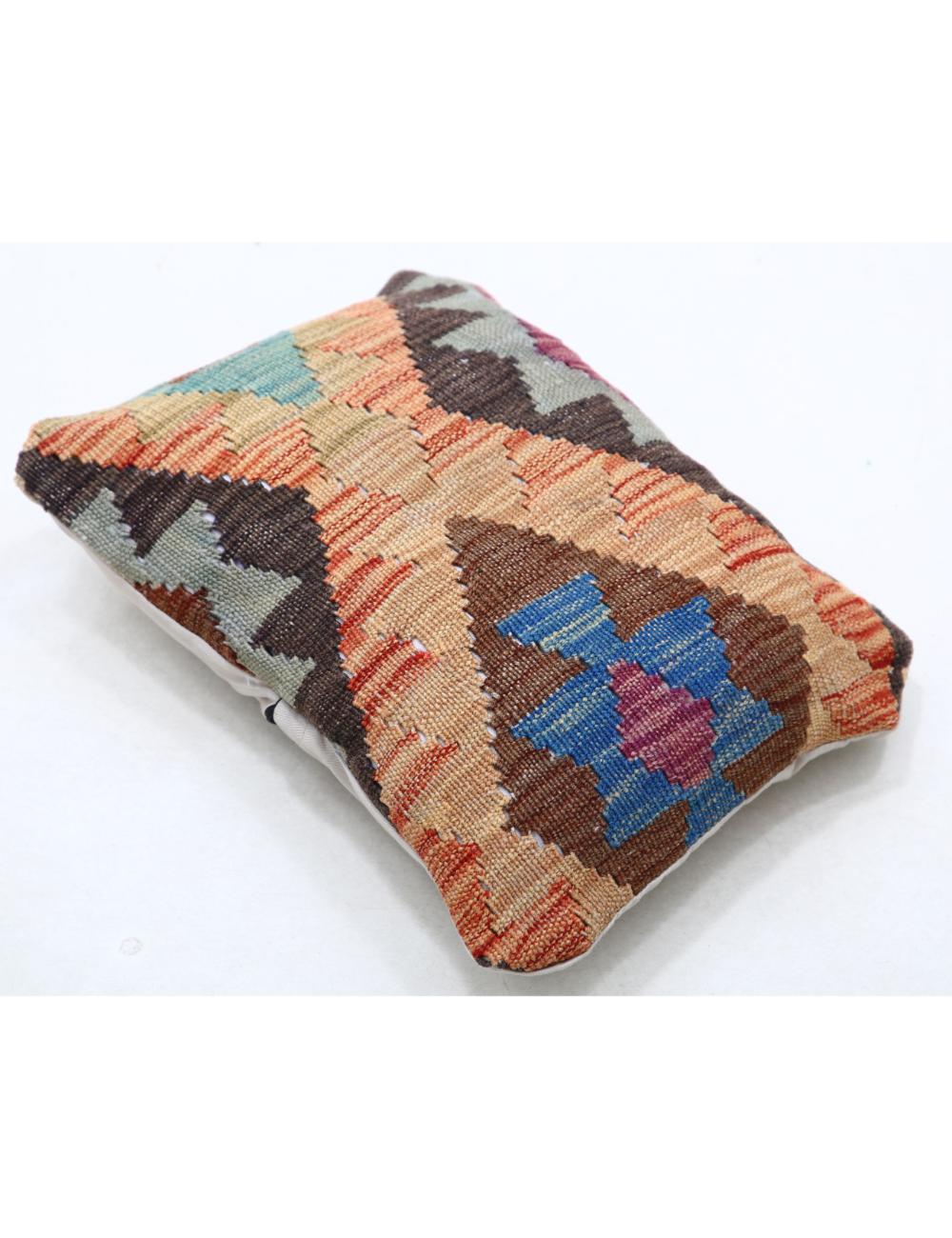 Pillows 1' 0" X 1' 5" Hand-Woven Wool Pillow 1' 0" X 1' 5" (30 X 43) / Multi / Multi