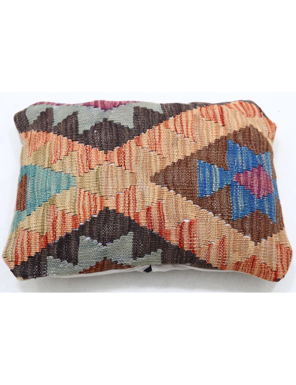 Pillows 1' 0" X 1' 5" Hand-Woven Wool Pillow 1' 0" X 1' 5" (30 X 43) / Multi / Multi