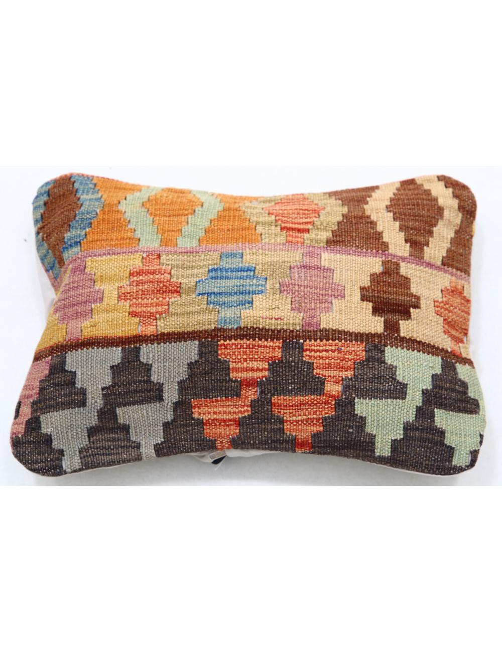 Pillows 1' 0" X 1' 5" Hand-Woven Wool Pillow 1' 0" X 1' 5" (30 X 43) / Multi / Multi