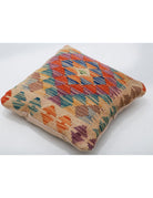 Pillows 1' 5" X 1' 5" Hand-Woven Wool Pillow 1' 5" X 1' 5" (43 X 43) / Multi / Multi