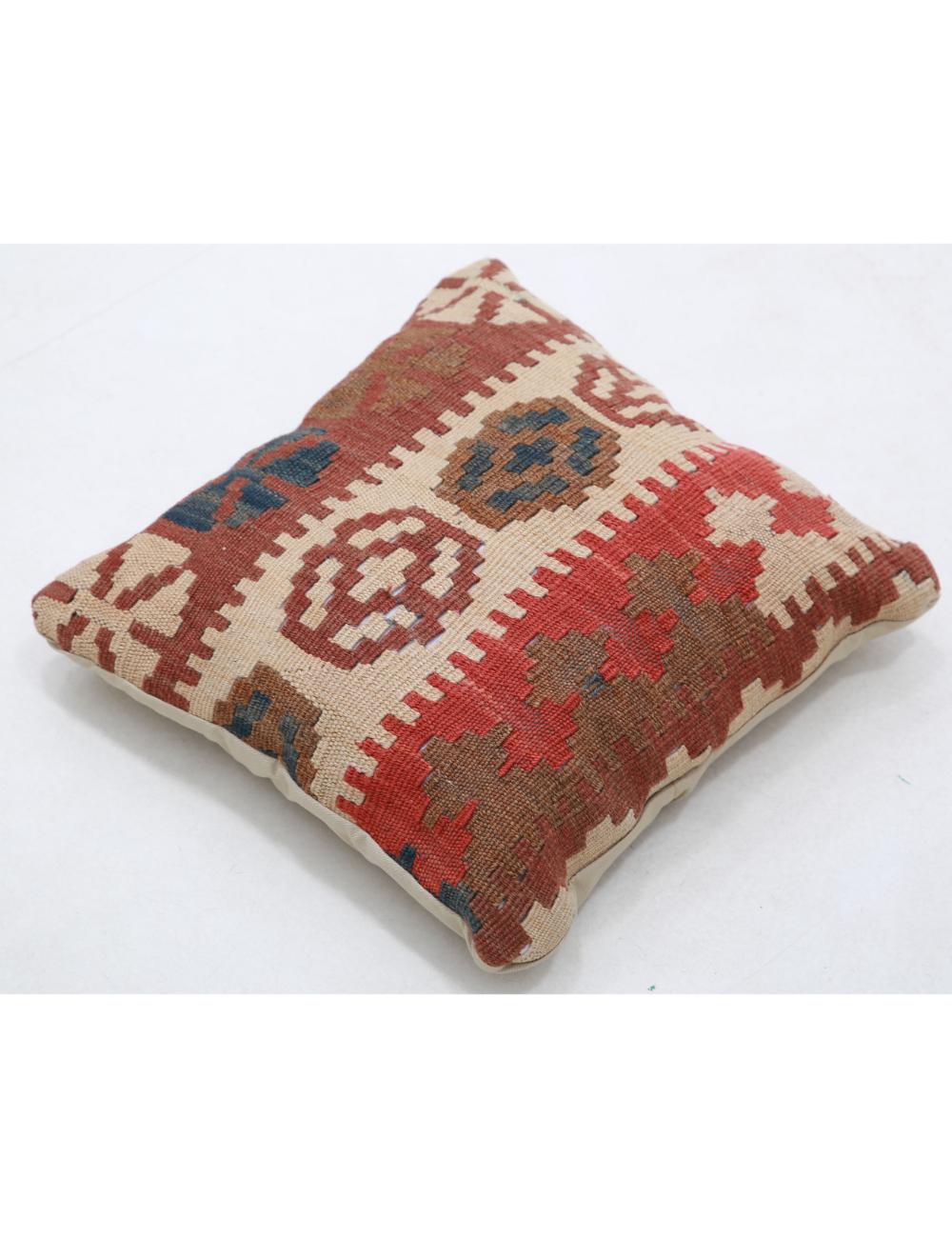 Pillows 1' 5" X 1' 5" Hand-Woven Wool Pillow 1' 5" X 1' 5" (43 X 43) / Multi / Multi