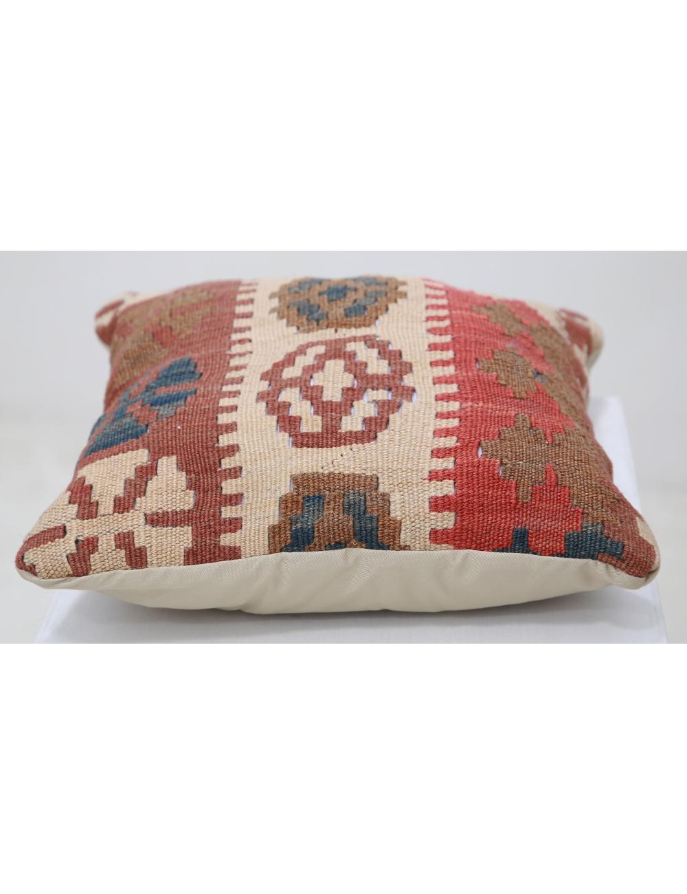 Pillows 1' 5" X 1' 5" Hand-Woven Wool Pillow 1' 5" X 1' 5" (43 X 43) / Multi / Multi