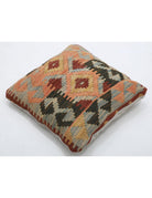 Pillows 1' 5" X 1' 5" Hand-Woven Wool Pillow 1' 5" X 1' 5" (43 X 43) / Multi / Multi