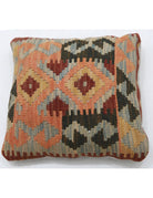 Pillows 1' 5" X 1' 5" Hand-Woven Wool Pillow 1' 5" X 1' 5" (43 X 43) / Multi / Multi