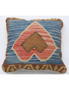 Pillows 1' 5" X 1' 5" Hand-Woven Wool Pillow 1' 5" X 1' 5" (43 X 43) / Multi / Multi