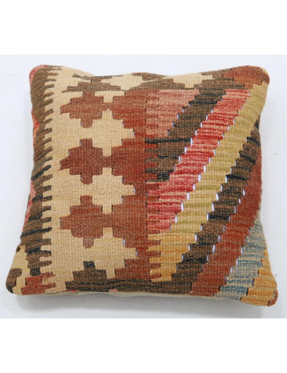 Pillows 1' 5" X 1' 5" Hand-Woven Wool Pillow 1' 5" X 1' 5" (43 X 43) / Multi / Multi