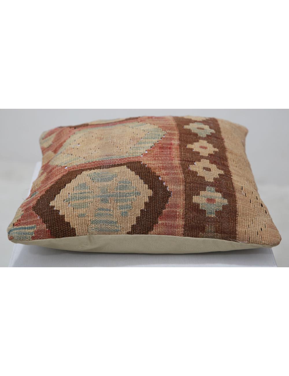 Pillows 1' 5" X 1' 5" Hand-Woven Wool Pillow 1' 5" X 1' 5" (43 X 43) / Multi / Multi