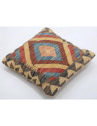 Pillows 1' 5" X 1' 5" Hand-Woven Wool Pillow 1' 5" X 1' 5" (43 X 43) / Multi / Multi