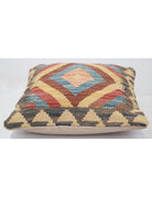 Pillows 1' 5" X 1' 5" Hand-Woven Wool Pillow 1' 5" X 1' 5" (43 X 43) / Multi / Multi