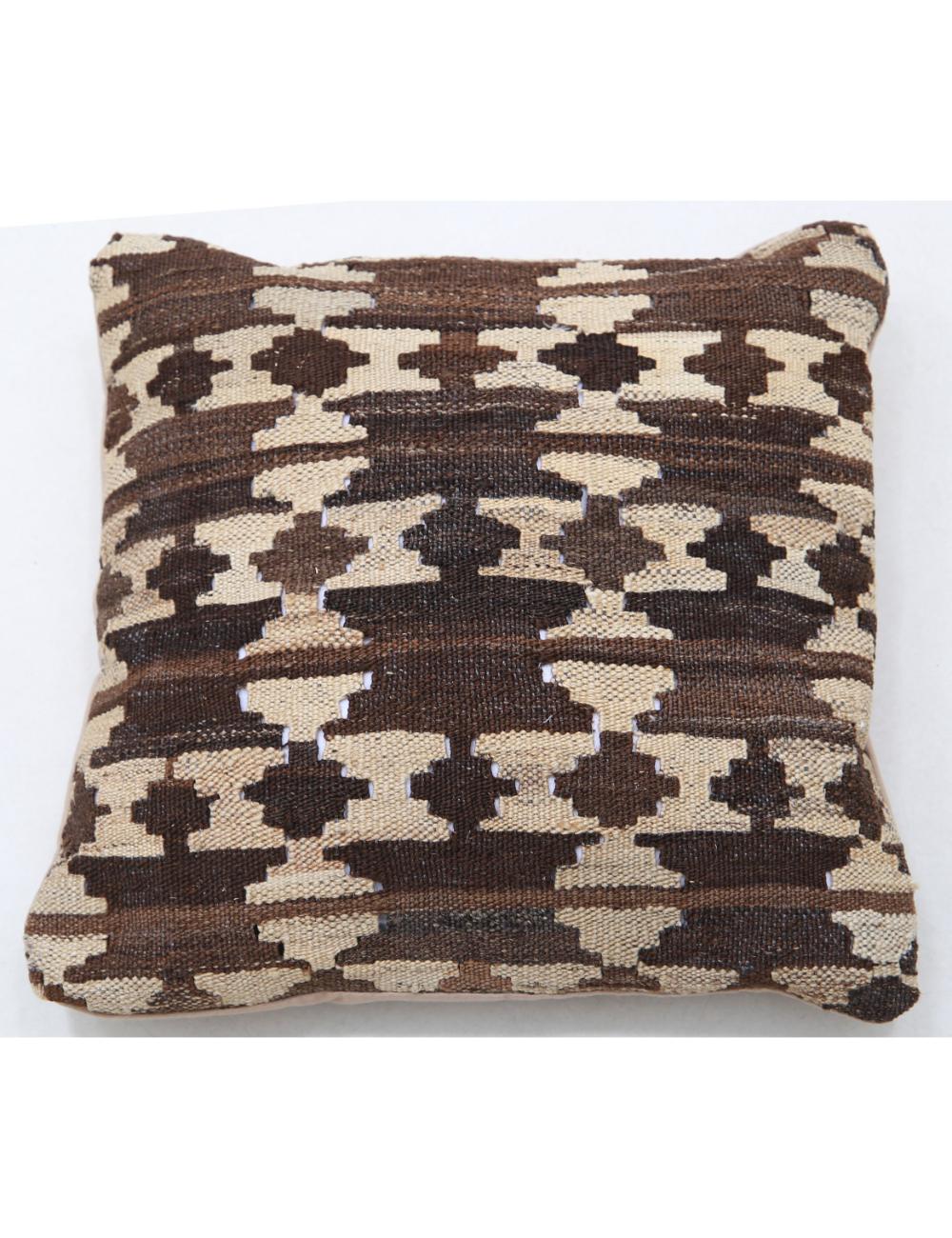 Pillows 1' 5" X 1' 5" Hand-Woven Wool Pillow 1' 5" X 1' 5" (43 X 43) / Multi / Multi