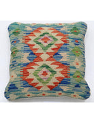 Pillows 1' 5" X 1' 5" Hand-Woven Wool Pillow 1' 5" X 1' 5" (43 X 43) / Multi / Multi