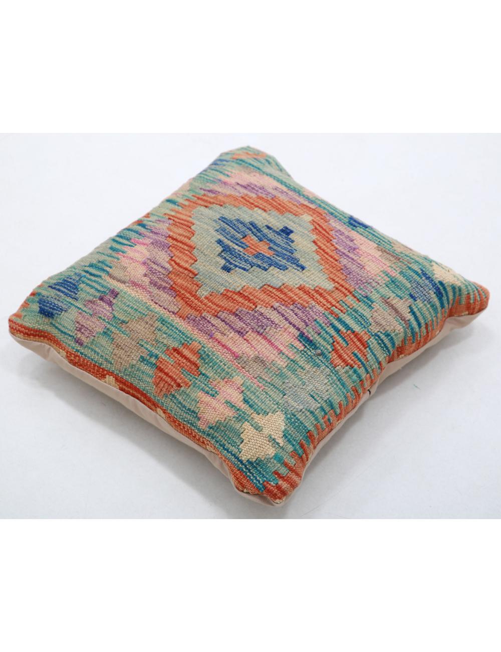 Pillows 1' 5" X 1' 5" Hand-Woven Wool Pillow 1' 5" X 1' 5" (43 X 43) / Multi / Multi