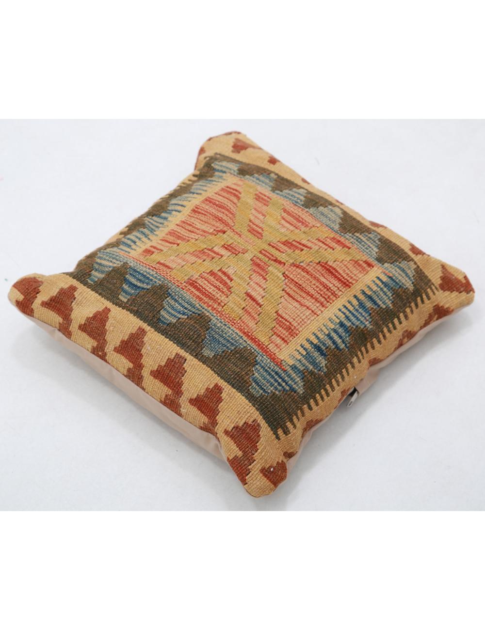 Pillows 1' 5" X 1' 5" Hand-Woven Wool Pillow 1' 5" X 1' 5" (43 X 43) / Multi / Multi