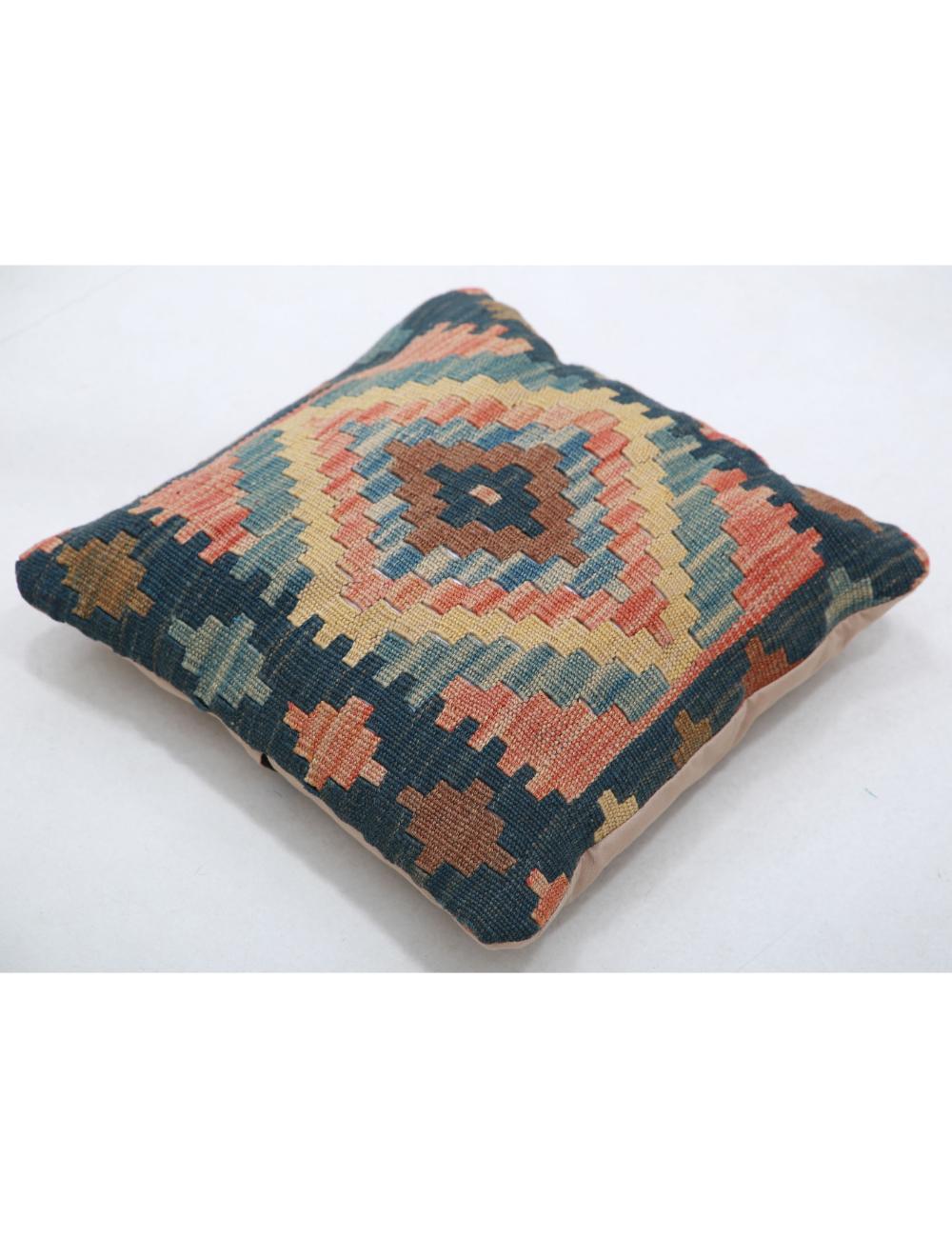 Pillows 1' 5" X 1' 5" Hand-Woven Wool Pillow 1' 5" X 1' 5" (43 X 43) / Multi / Multi