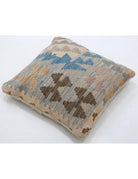 Pillows 1' 5" X 1' 5" Hand-Woven Wool Pillow 1' 5" X 1' 5" (43 X 43) / Multi / Multi