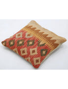 Pillows 1' 5" X 1' 5" Hand-Woven Wool Pillow 1' 5" X 1' 5" (43 X 43) / Multi / Multi