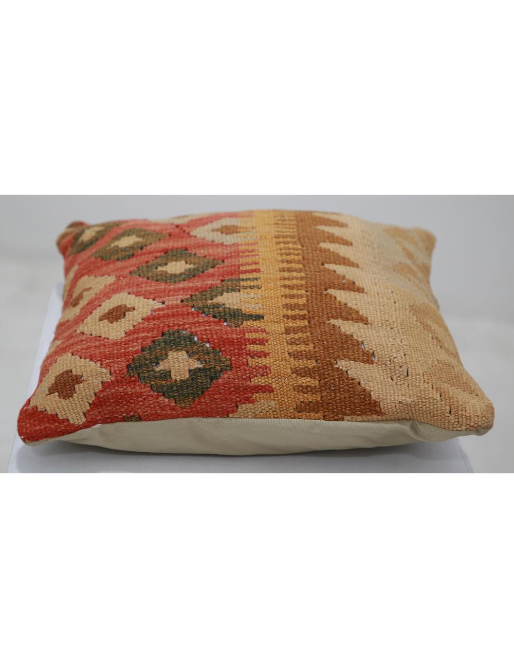 Pillows 1' 5" X 1' 5" Hand-Woven Wool Pillow 1' 5" X 1' 5" (43 X 43) / Multi / Multi