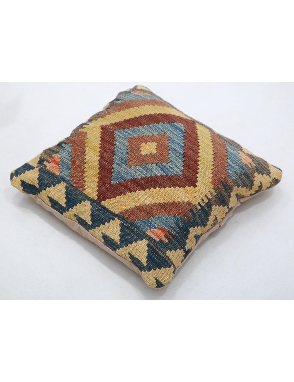 Pillows 1' 5" X 1' 5" Hand-Woven Wool Pillow 1' 5" X 1' 5" (43 X 43) / Multi / Multi