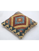 Pillows 1' 5" X 1' 5" Hand-Woven Wool Pillow 1' 5" X 1' 5" (43 X 43) / Multi / Multi