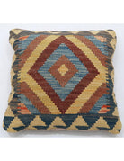 Pillows 1' 5" X 1' 5" Hand-Woven Wool Pillow 1' 5" X 1' 5" (43 X 43) / Multi / Multi