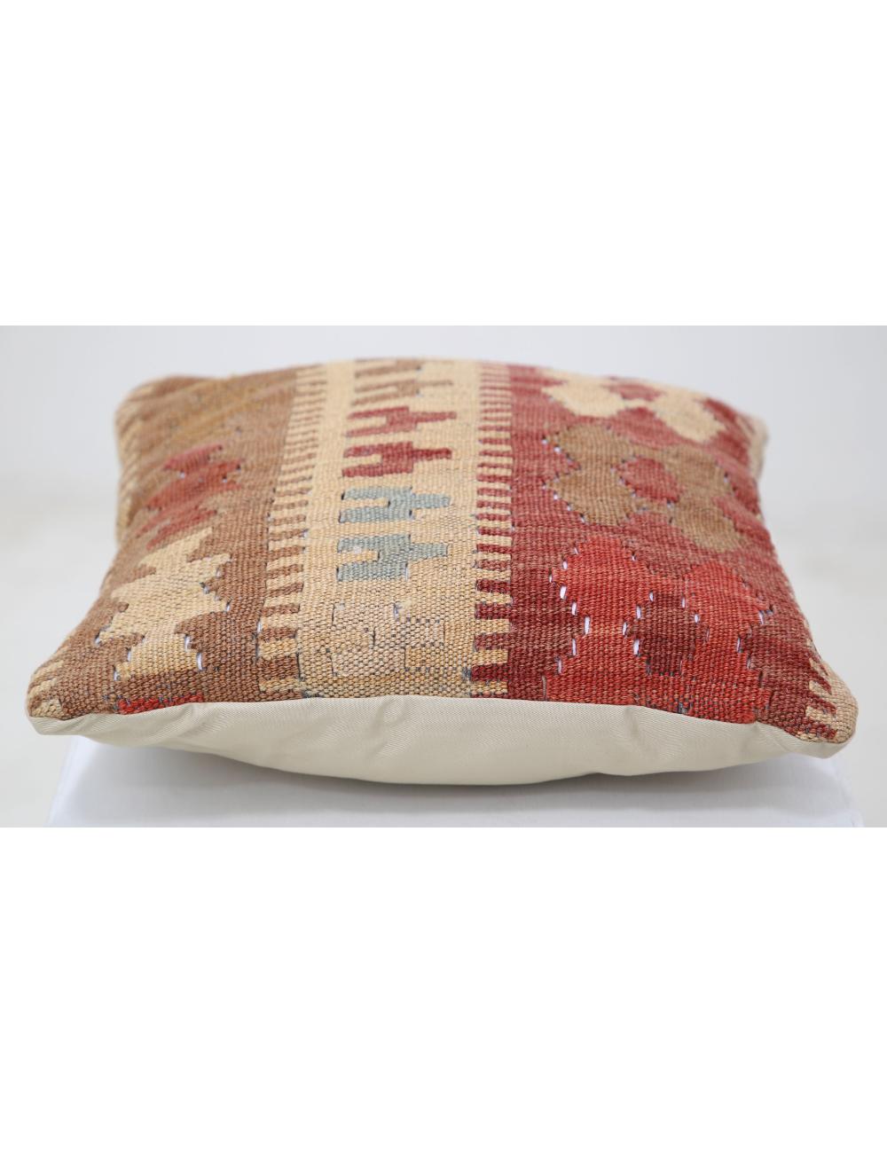 Pillows 1' 5" X 1' 5" Hand-Woven Wool Pillow 1' 5" X 1' 5" (43 X 43) / Multi / Multi