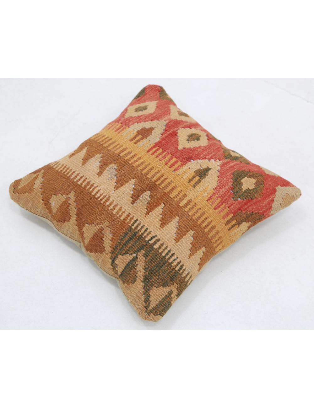 Pillows 1' 5" X 1' 5" Hand-Woven Wool Pillow 1' 5" X 1' 5" (43 X 43) / Multi / Multi