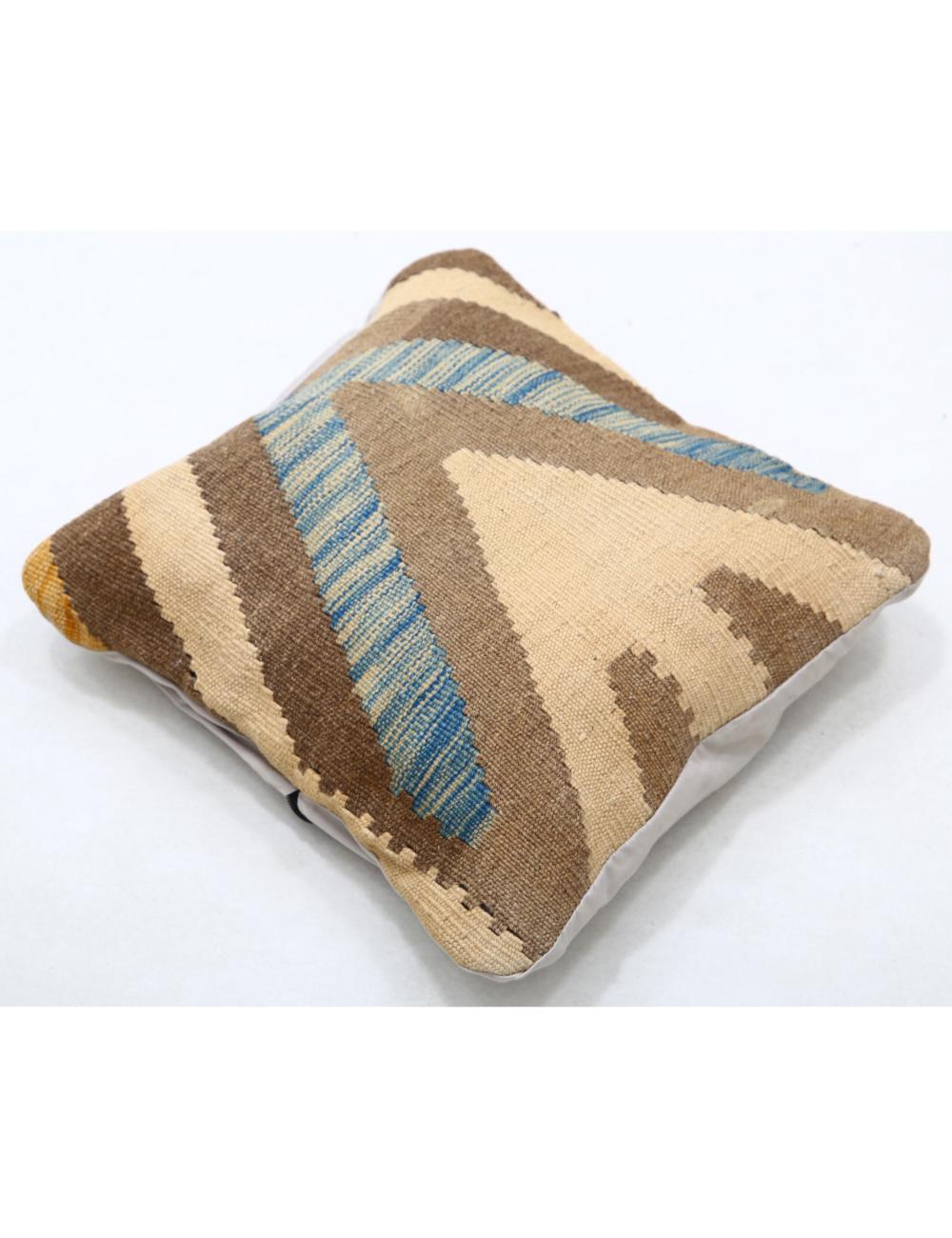 Pillows 1' 5" X 1' 5" Hand-Woven Wool Pillow 1' 5" X 1' 5" (43 X 43) / Multi / Multi