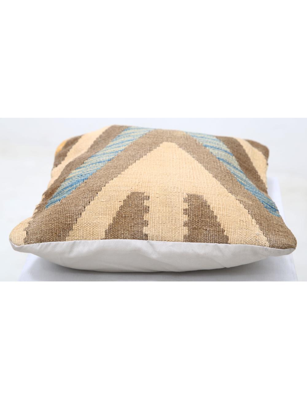 Pillows 1' 5" X 1' 5" Hand-Woven Wool Pillow 1' 5" X 1' 5" (43 X 43) / Multi / Multi