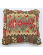 Pillows 1' 5" X 1' 5" Hand-Woven Wool Pillow 1' 5" X 1' 5" (43 X 43) / Multi / Multi