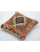 Pillows 1' 5" X 1' 5" Hand-Woven Wool Pillow 1' 5" X 1' 5" (43 X 43) / Multi / Multi