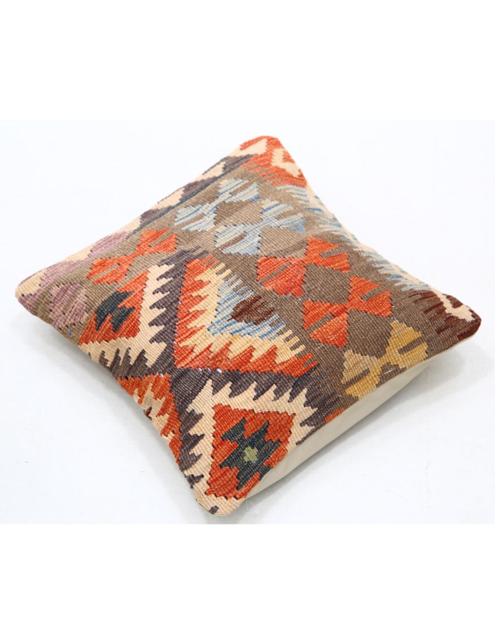 Pillows 1' 5" X 1' 5" Hand-Woven Wool Pillow 1' 5" X 1' 5" (43 X 43) / Multi / Multi