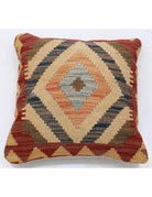 Pillows 1' 5" X 1' 5" Hand-Woven Wool Pillow 1' 5" X 1' 5" (43 X 43) / Multi / Multi