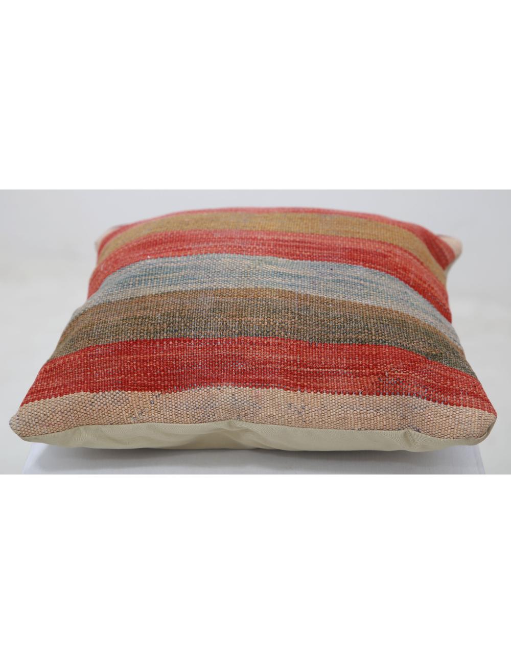 Pillows 1' 5" X 1' 5" Hand-Woven Wool Pillow 1' 5" X 1' 5" (43 X 43) / Multi / Multi