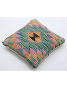 Pillows 1' 5" X 1' 5" Hand-Woven Wool Pillow 1' 5" X 1' 5" (43 X 43) / Multi / Multi