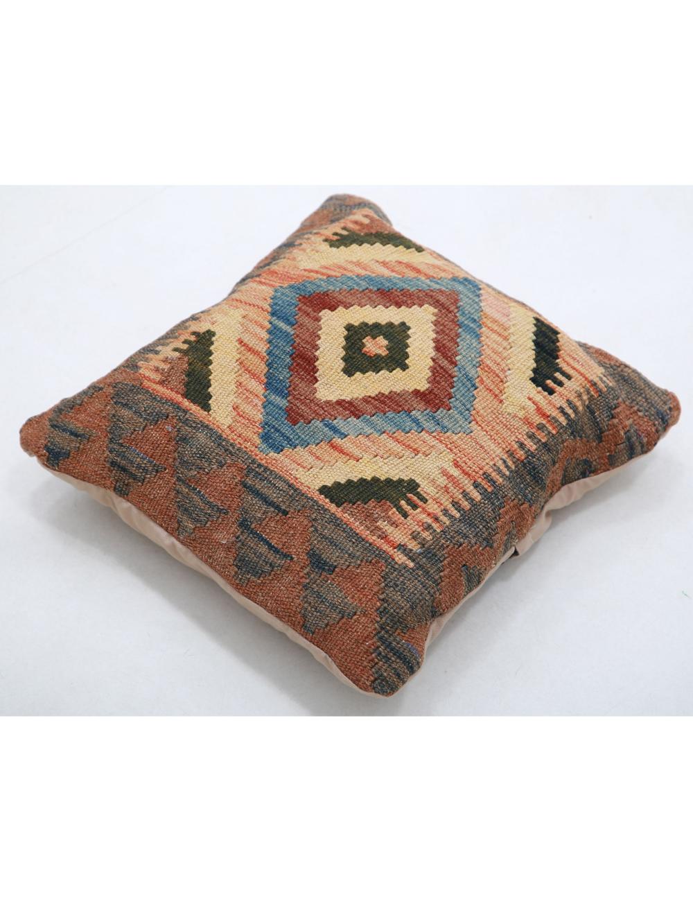 Pillows 1' 5" X 1' 5" Hand-Woven Wool Pillow 1' 5" X 1' 5" (43 X 43) / Multi / Multi