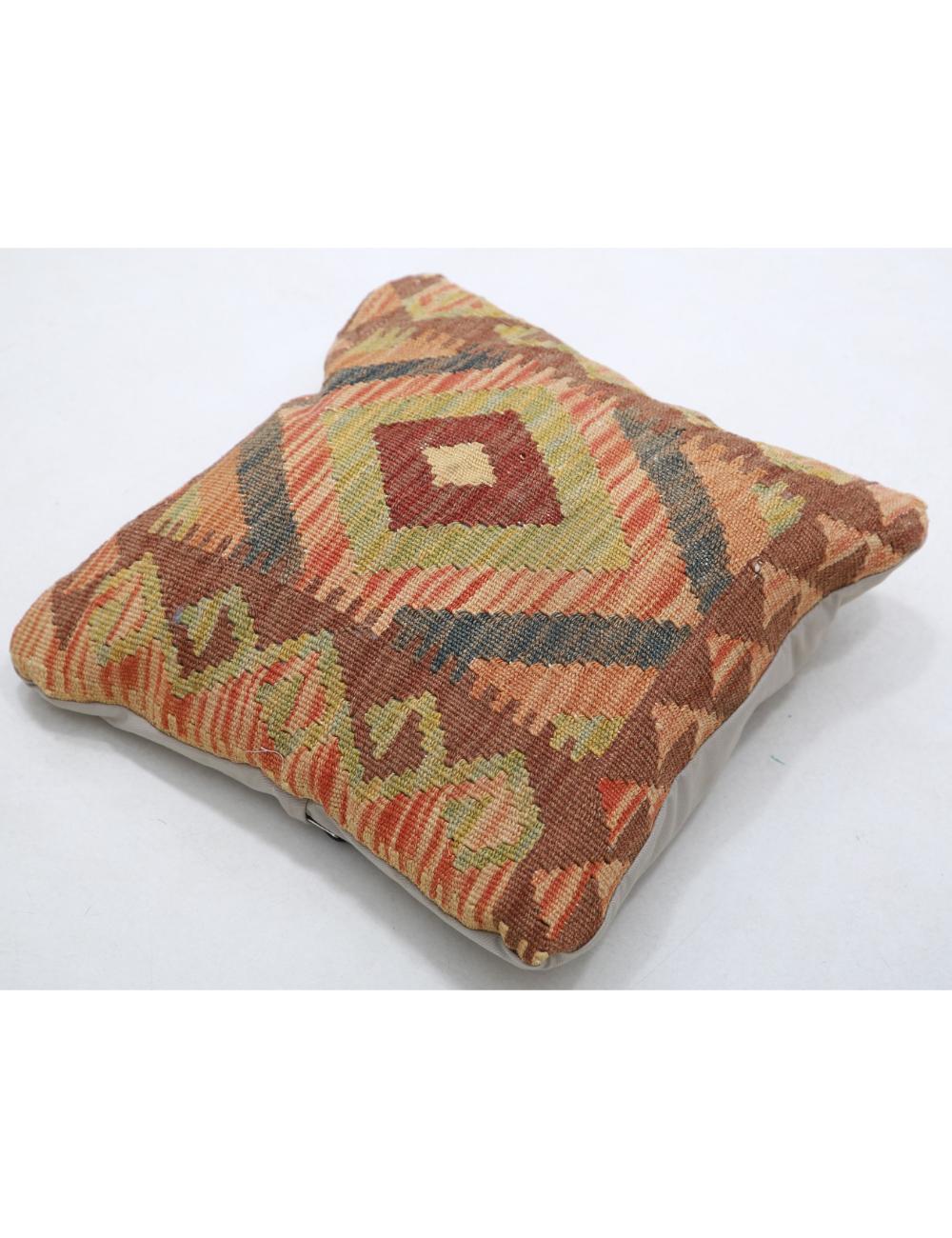 Pillows 1' 5" X 1' 5" Hand-Woven Wool Pillow 1' 5" X 1' 5" (43 X 43) / Multi / Multi