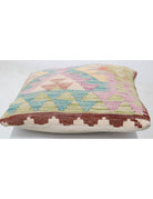 Pillows 1' 5" X 1' 5" Hand-Woven Wool Pillow 1' 5" X 1' 5" (43 X 43) / Multi / Multi