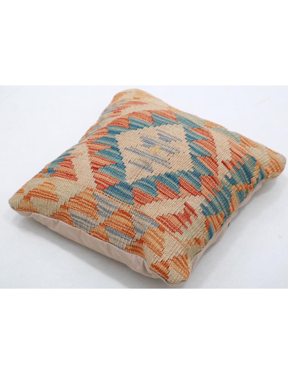 Pillows 1' 5" X 1' 5" Hand-Woven Wool Pillow 1' 5" X 1' 5" (43 X 43) / Multi / Multi