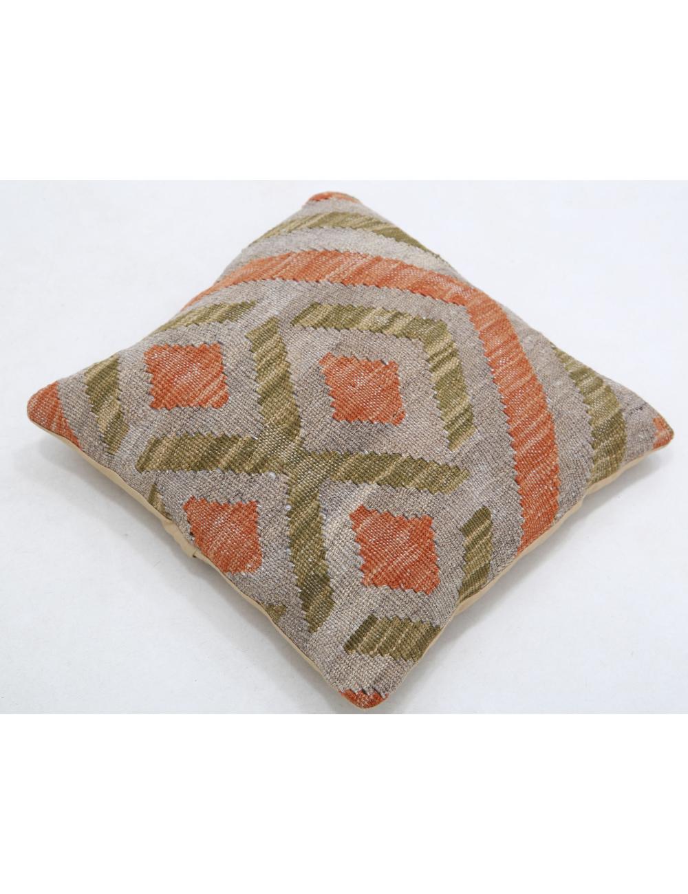 Pillows 1' 5" X 1' 5" Hand-Woven Wool Pillow 1' 5" X 1' 5" (43 X 43) / Multi / Multi