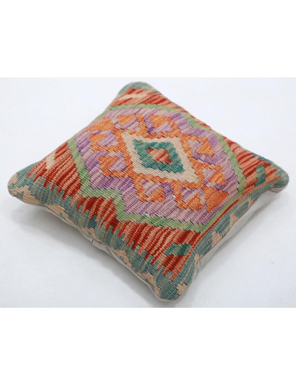 Pillows 1' 5" X 1' 5" Hand-Woven Wool Pillow 1' 5" X 1' 5" (43 X 43) / Multi / Multi