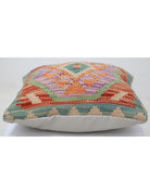 Pillows 1' 5" X 1' 5" Hand-Woven Wool Pillow 1' 5" X 1' 5" (43 X 43) / Multi / Multi