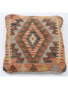 Pillows 1' 5" X 1' 5" Hand-Woven Wool Pillow 1' 5" X 1' 5" (43 X 43) / Multi / Multi