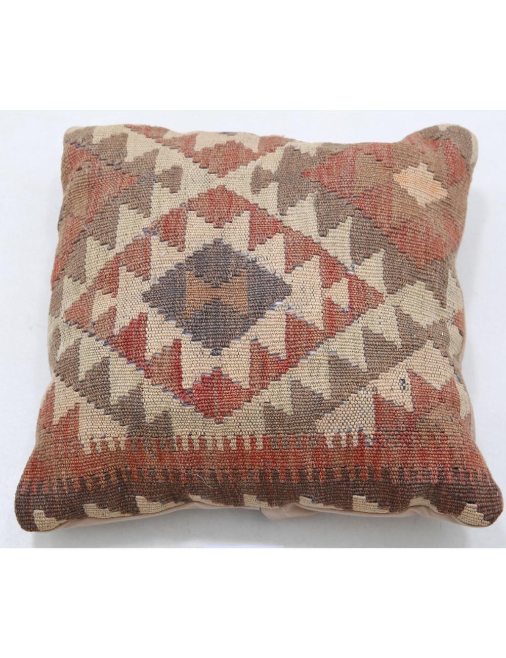 Pillows 1' 5" X 1' 5" Hand-Woven Wool Pillow 1' 5" X 1' 5" (43 X 43) / Multi / Multi