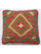 Pillows 1' 5" X 1' 5" Hand-Woven Wool Pillow 1' 5" X 1' 5" (43 X 43) / Multi / Multi