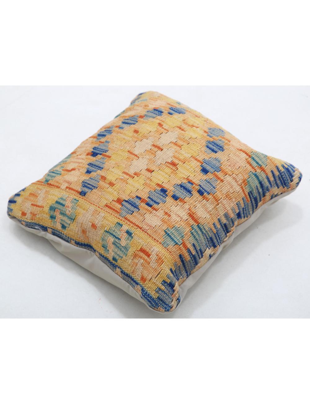 Pillows 1' 5" X 1' 5" Hand-Woven Wool Pillow 1' 5" X 1' 5" (43 X 43) / Multi / Multi