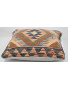 Pillows 1' 5" X 1' 5" Hand-Woven Wool Pillow 1' 5" X 1' 5" (43 X 43) / Multi / Multi