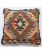 Pillows 1' 5" X 1' 5" Hand-Woven Wool Pillow 1' 5" X 1' 5" (43 X 43) / Multi / Multi