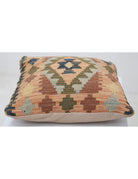 Pillows 1' 5" X 1' 5" Hand-Woven Wool Pillow 1' 5" X 1' 5" (43 X 43) / Multi / Multi